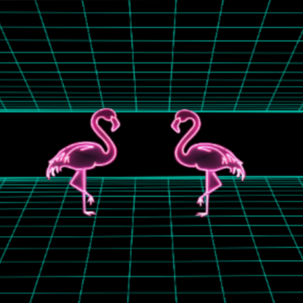 Flamingo Yard Sign 24x18