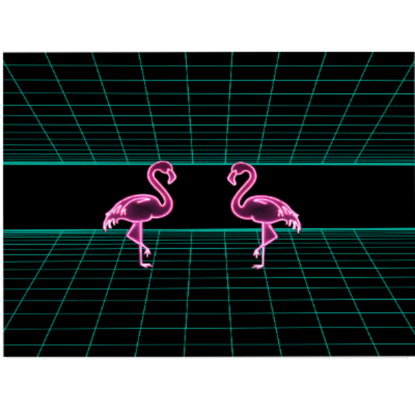 Flamingo Yard Sign 24x18