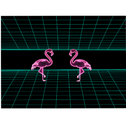 Flamingo Yard Sign 24x18